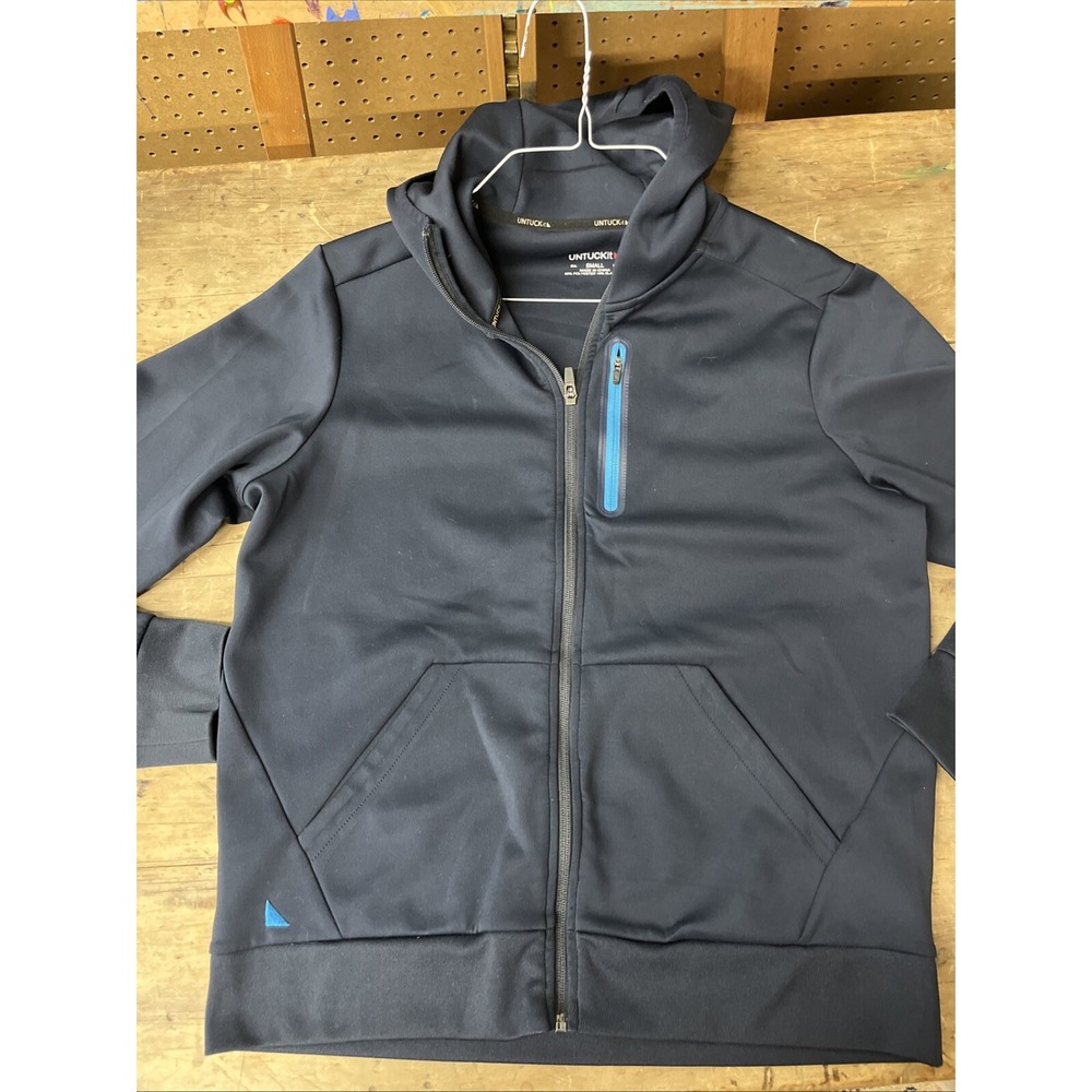 Untuckit Small Performance Jacket Navy Blue